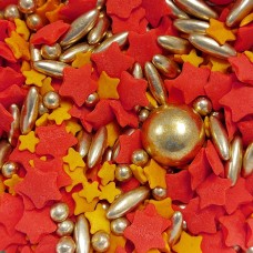 Sprinklemix Red and Gold 65g